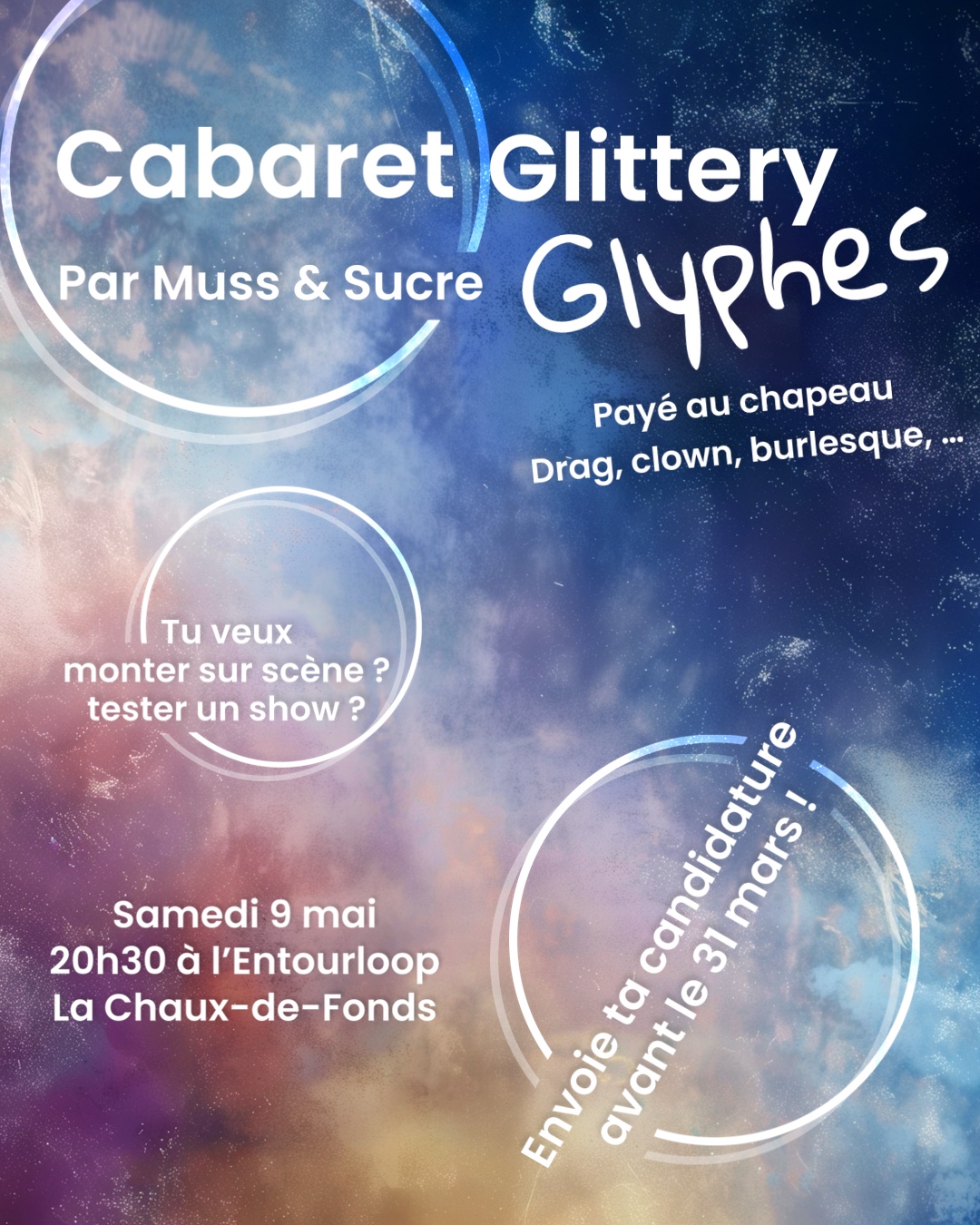 affiche ouverture des candidatures